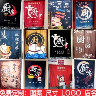 厨房门帘隔断帘布餐饮饭店专用后防油商用厨帘子店铺遮挡定制半帘