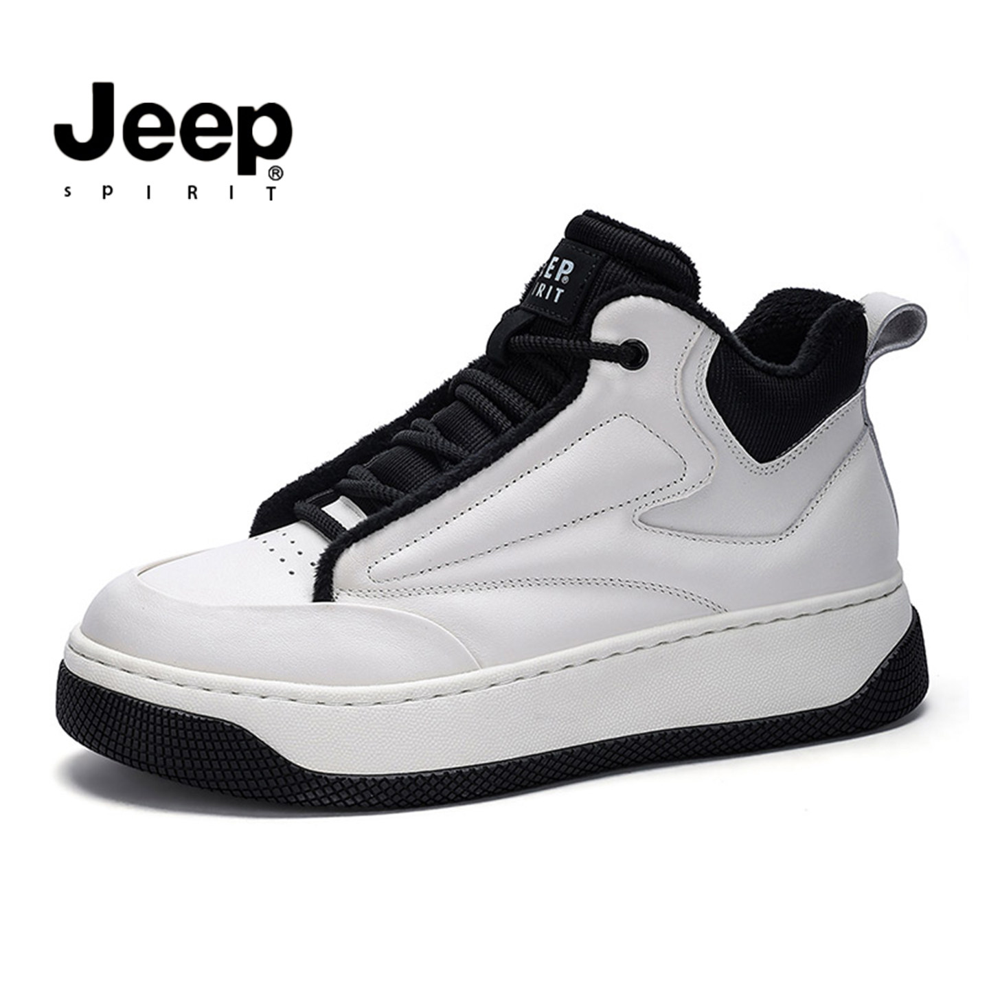 JEEP男鞋秋季新款潮牌板鞋面包鞋