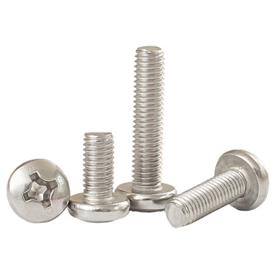 。M1M1.2M1.4M1.6M2M2.5不锈钢304圆头十字螺丝半圆头盘头十字螺