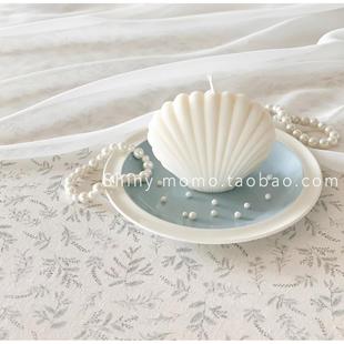 SHINY MOMO纯手工制作韩式ins装饰摆件贝壳蜡烛