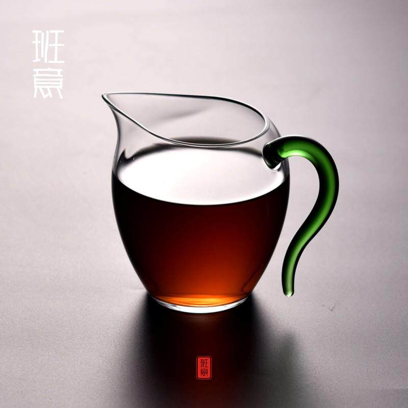 台湾禾器 纯手工日式耐热玻璃公杯 堪比自慢草堂 分茶器公道杯
