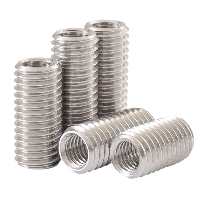 。304不锈钢内外牙螺母螺母螺纹转换牙套螺丝螺纹护套M8M10M12-M1