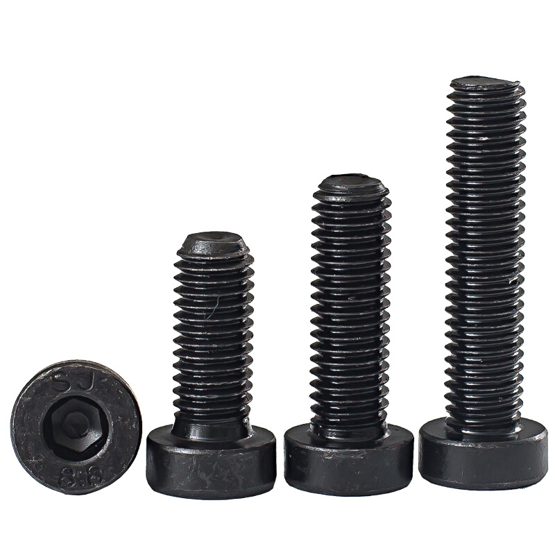 。8.8级发黑薄头杯头矮头内六角螺丝DIN7984 M3M4M5M6*8/10/12-50