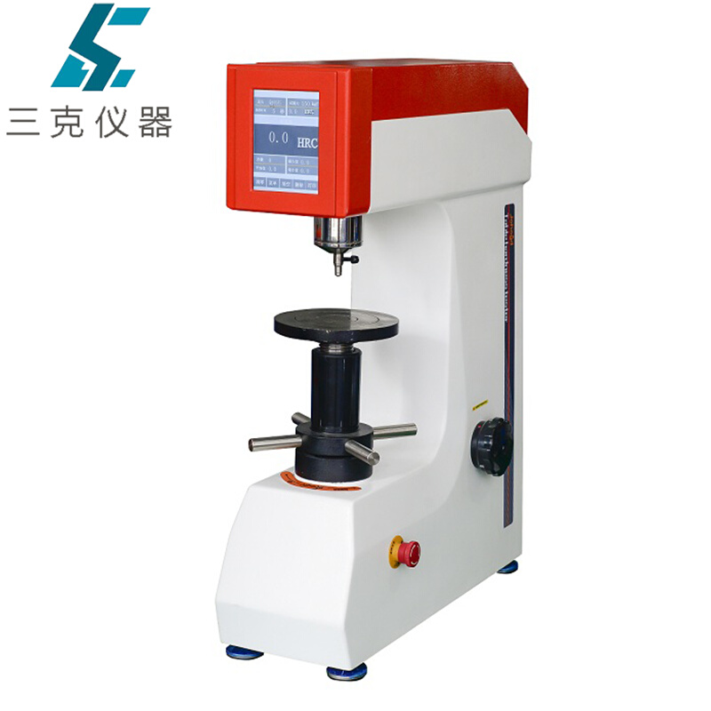 。三克触摸屏数显塑料洛氏硬度计XHRTS-150硬度检测仪洛氏硬度计
