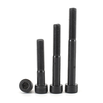 。加长半牙内六角螺丝12.9级高强度杯头螺栓圆柱头螺钉M3M4M5M6M8