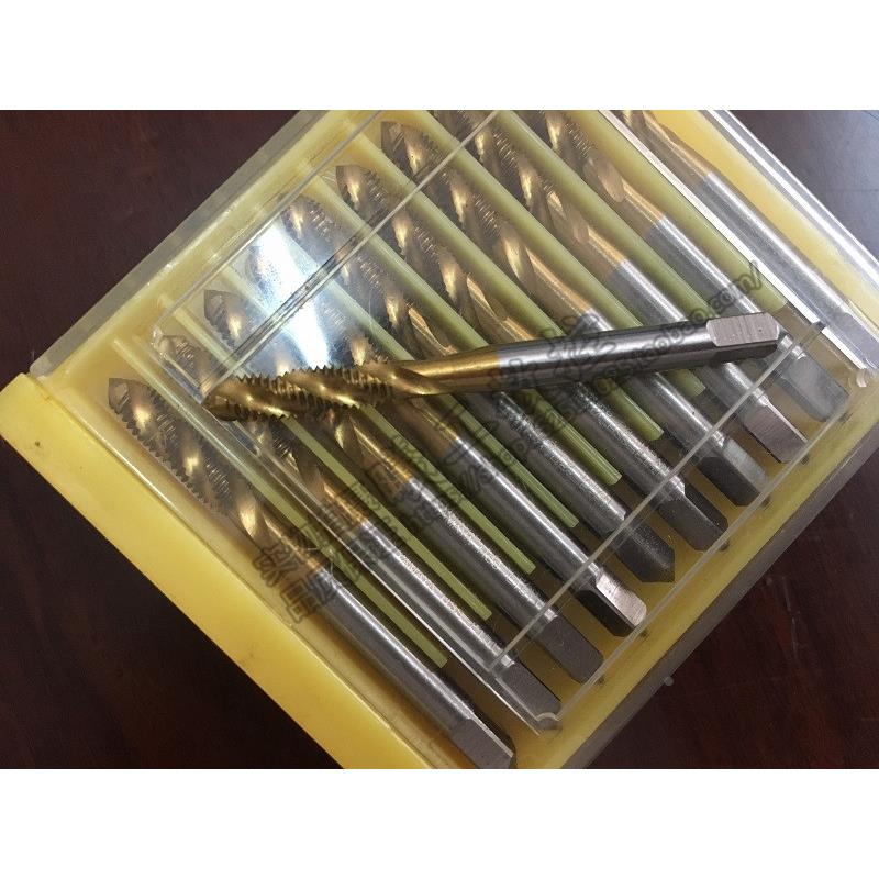 高品质国产YAMAWA镀钛螺旋机用丝锥/丝攻M2 3 4 5 6 8 10 12丝攻