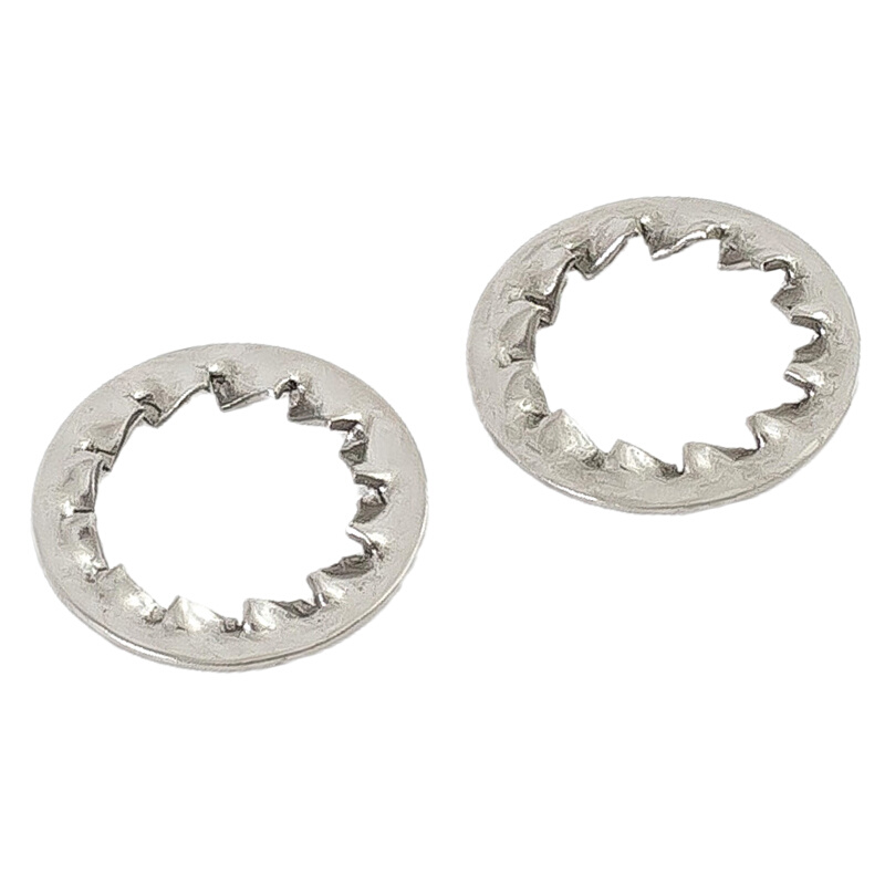 。304不锈钢锁紧垫圈 内锯齿防松垫片 自锁止动垫圈M4M5M6M8M10M1