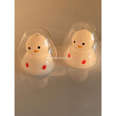 Shinymomo 双层玻璃杯可爱圣诞果汁牛奶杯小雪人水杯装饰气氛杯