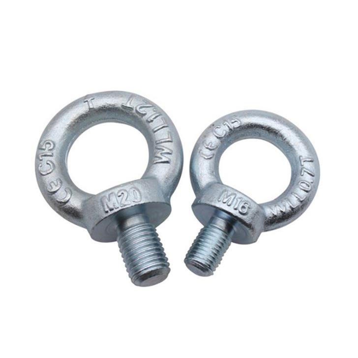 包邮 普通镀锌吊环螺丝环形吊耳起重吊环螺栓M6-M30