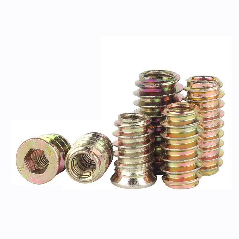 内外牙螺母沉头内六角预埋螺母家具螺丝帽梯形有介连接件M6M8M10