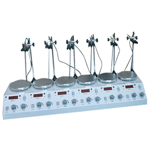 。常州国华 HJ-6A数显多头磁力加热搅拌器一级