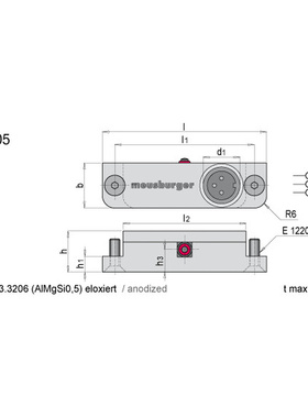 。模具 模斯堡Meusburger行程限位开关E65005/16/3 顶针板复位