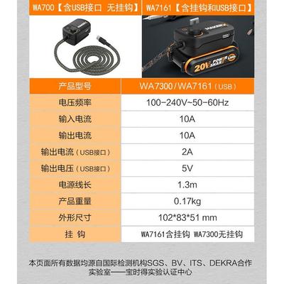 威克士MakerX转接器家用WA7300多功能DIY套装绿色电池手创工具集