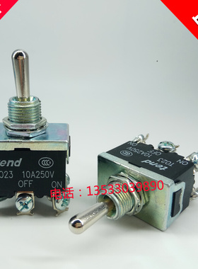 。原装正品台湾天得tend钮子开关TO23 6脚250VTYPE 1322手拨动复