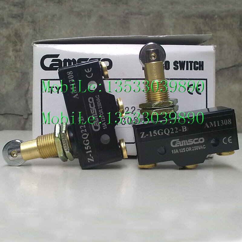 。实物拍摄原装正品台湾三实CamSco微动开关Z-15GQ22-B AM-1308