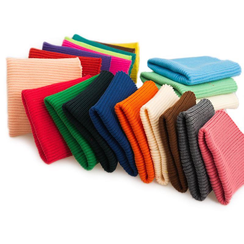 罗纹袖口领口布料卫衣裤子收口针织螺纹罗文衣服领子辅料松紧边厚