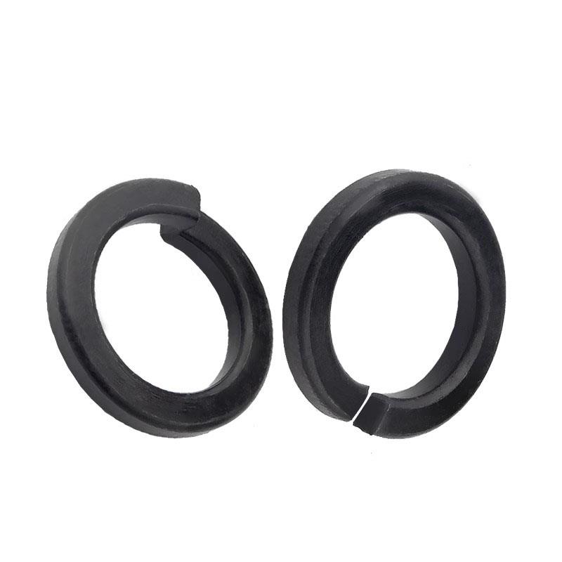8.8级开口弹垫弹簧垫圈黑加厚弹性垫片重型M3M4M5M6M8M10M12-M30