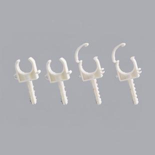 PPR管 铝塑管管卡 U型带盖 排卡带盖 立卡 胀管 线卡带钉 162025