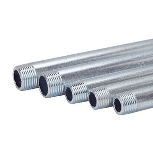 1寸 DN25镀锌管水管 国标企标镀锌钢管 自来水管 加厚双头外丝