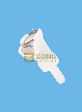 国产CPC常通母接头不带截止阀PMCD塑胶接头常通直流母端接软管