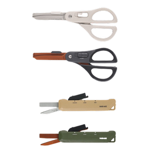 日本kokuyo国誉剪刀快递开箱办公剪子不沾黏涂层钛合金不锈钢创意多功能拆箱刀家用不易粘胶手工便携两用剪刀