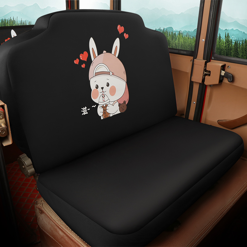 电动三轮车四季亚麻座椅套全包围