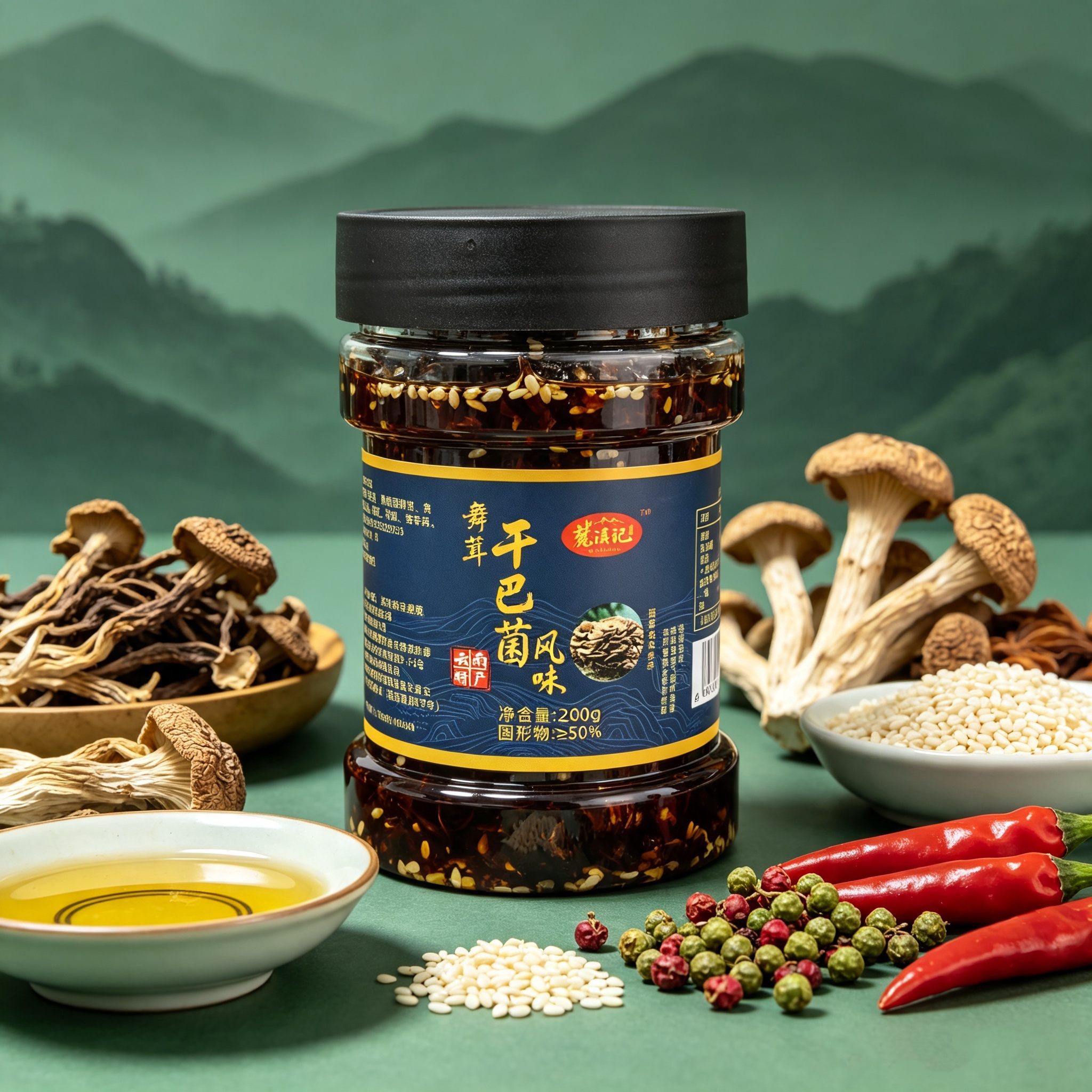 麓滇记云南油浸即食菌酱下饭
