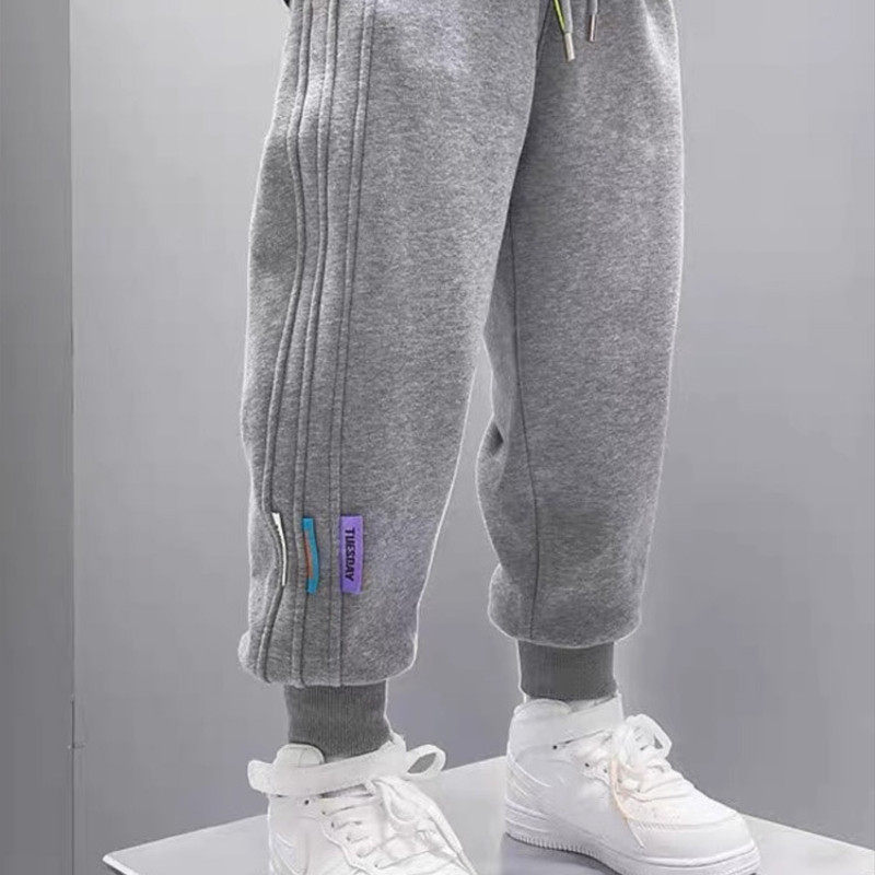 男童中大童春秋加绒运动裤帅气宽松卫裤校园休闲百搭潮流,童装/婴儿装/亲子装,运动裤卫裤,淘宝优惠券,粉丝福利购,淘宝优惠卷