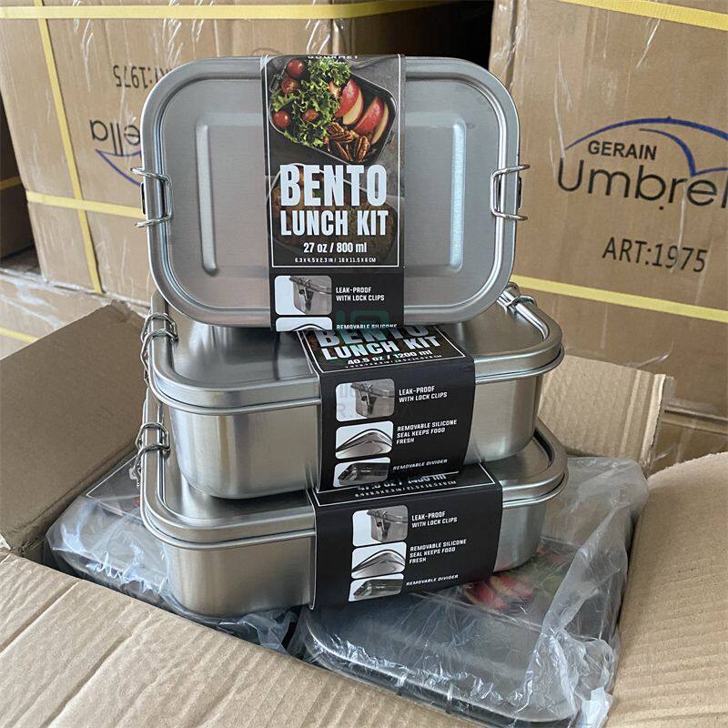 微瑕 不锈钢饭盒便当盒午餐盒带盖子便携学生上班族餐盒