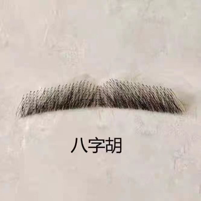 仿真胡子粘贴自然隐形将军大臣胡子书生山羊胡子八字胡其他其它
