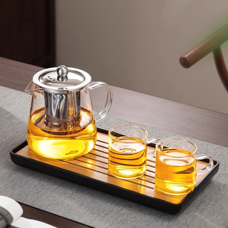玻璃茶壶泡茶家用一人用茶具套装2025新款办公室个人专用泡茶壶煮
