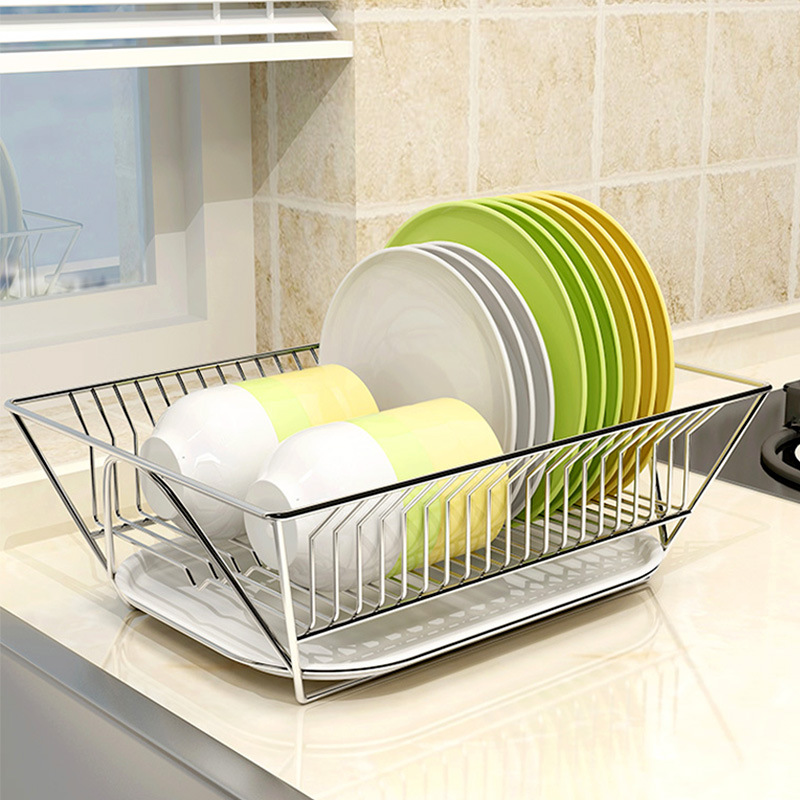 304不锈钢碗架碗筷沥水架厨房置物架碗柜家用放碗碟架碗盘收纳架