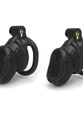 Male Chastity Device 3D Print Bee-hive Design Breathable Coc