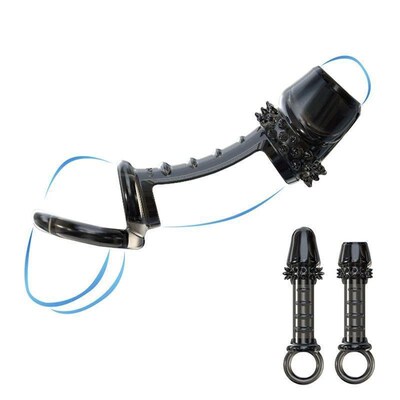 Reusable Silicone Linen Nozzle Penis Rings Delay Ejaculation