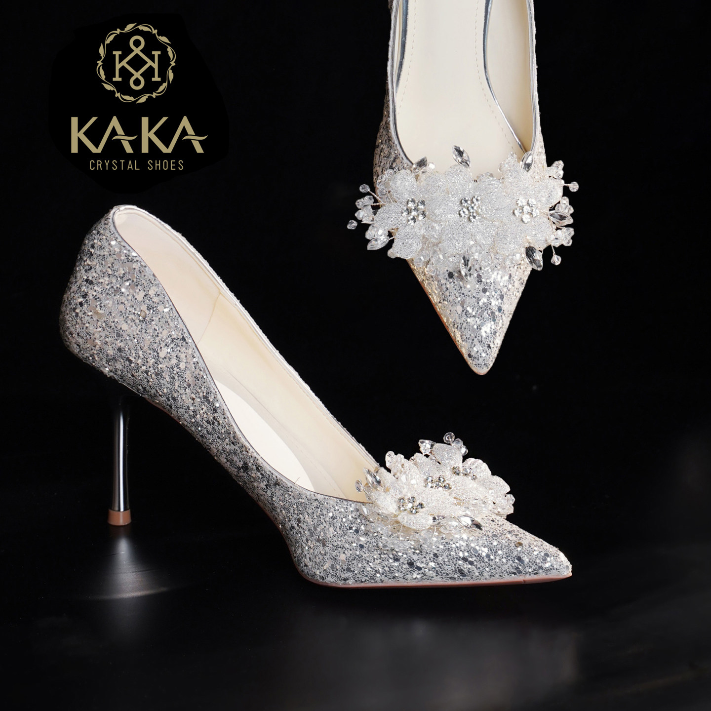 主纱婚鞋秀禾婚纱两穿新娘鞋女2026订婚银色水晶高跟鞋不累脚伴娘,女鞋,婚鞋,淘宝优惠券,粉丝福利购,淘宝优惠卷