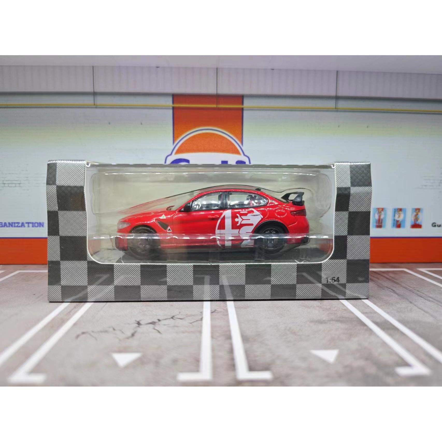 DCT 1:64仿真 阿尔法 罗密欧 GTAm 合金汽车模型男孩合金静态模型