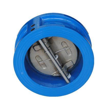 D77X-16对夹式止回阀 铸铁对夹式蝶形止回阀40 50 65 80 100 150