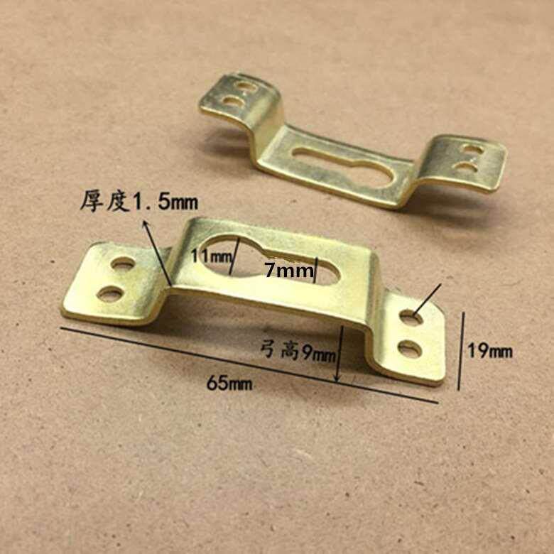 相框背板挂钩油画挂钩画框装裱挂扣加厚四孔大暗挂50个包邮送螺丝
