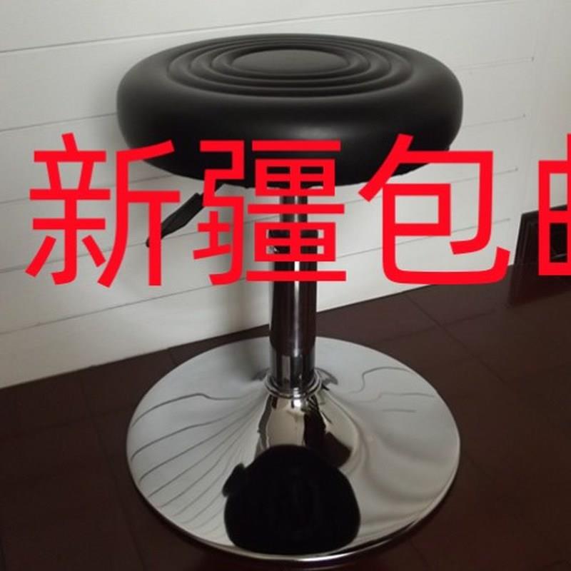 新疆包邮升降椅子旋转吧台椅前台椅美容小圆凳收银实验室理发美甲