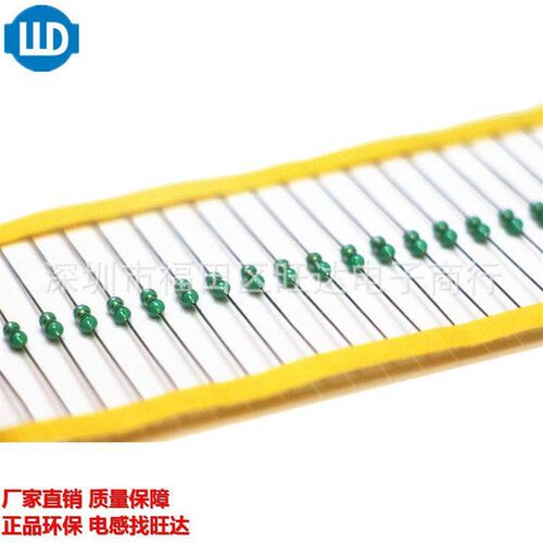 速发007铜脚色环电感4.7UH/5.6UH/6.8UH/8.2UH 1/4W直插绕线电感