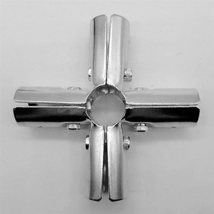 20/25/32mm两三通连接件接头镀锌圆钢水管鱼池衣架大棚4分6分1寸