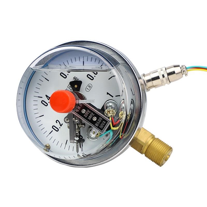 上海江月YNXC-100耐震磁助式电接点压力表1.6MPa水负压真空控制器