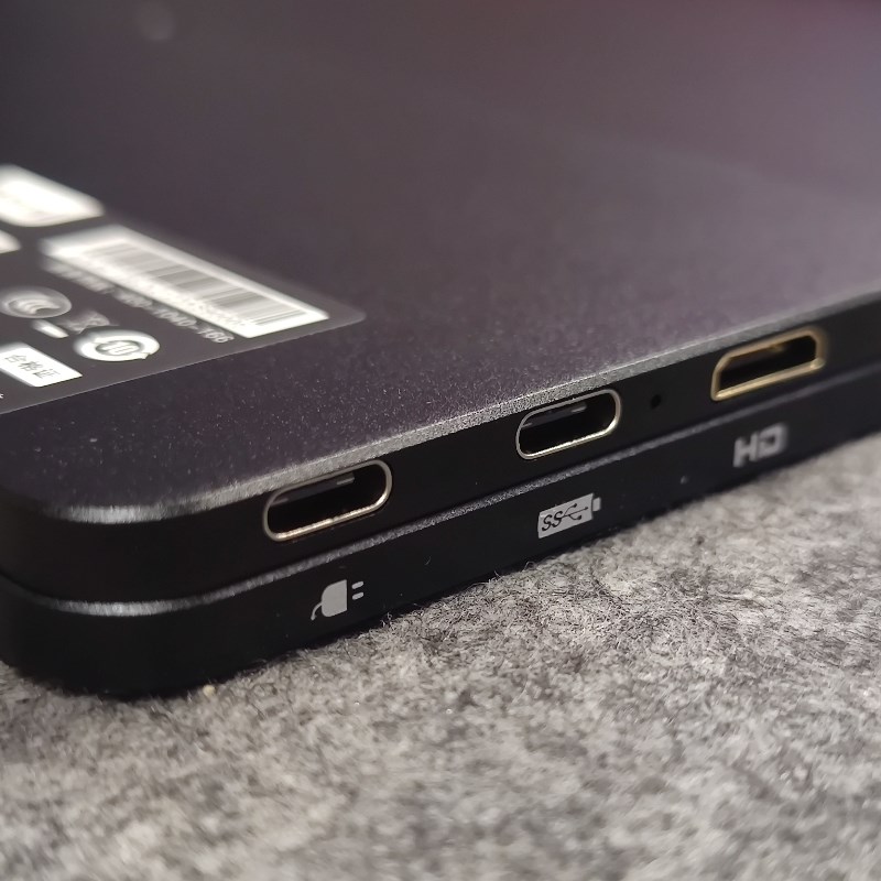 14寸2K主机便携显示屏全贴合触摸CNC做工NS一线通直连扩展屏副屏