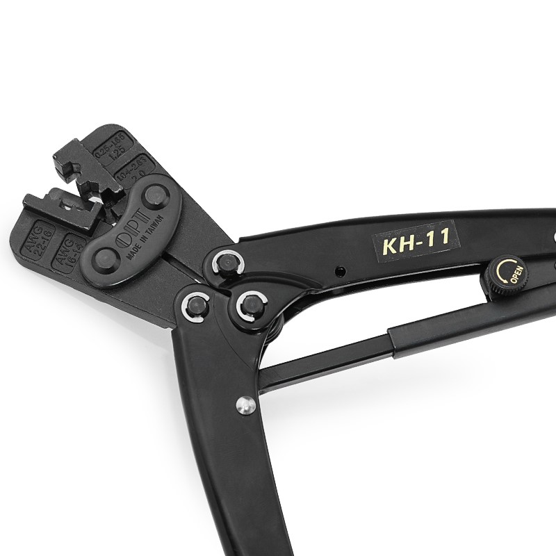 OPT压线钳KH-2 o6 8 13 16 棘轮式压接钳台湾冷压端子网线钳