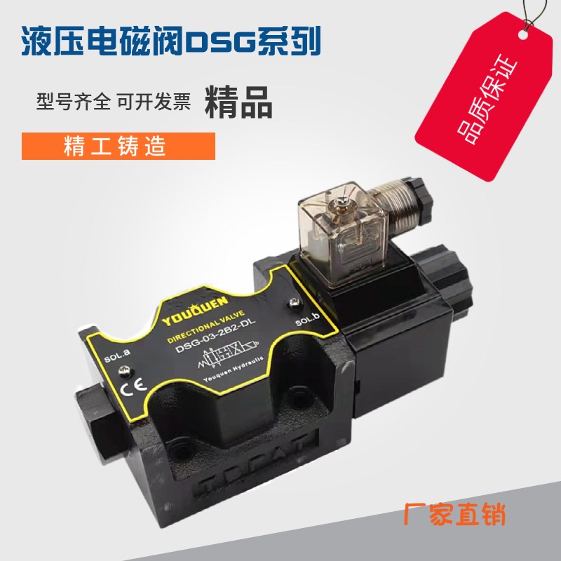 电磁换向阀DSG-03-2B2/2B2B/2B3B/2B4B/2B60B-LW DC24V RAC220V