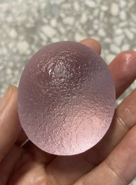 捷克玻璃陨石圆球手q把件文玩磨砂皮玻璃球手球奇石摆件