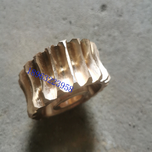 滕州鹏飞金属带锯床铜涡轮BS-712T减速箱紫铜涡轮铜齿轮锯床配件