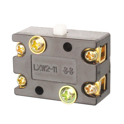 LXW2-11小型微动限位行程开关芯子5A 380V黑绿色点触碰自复位开关