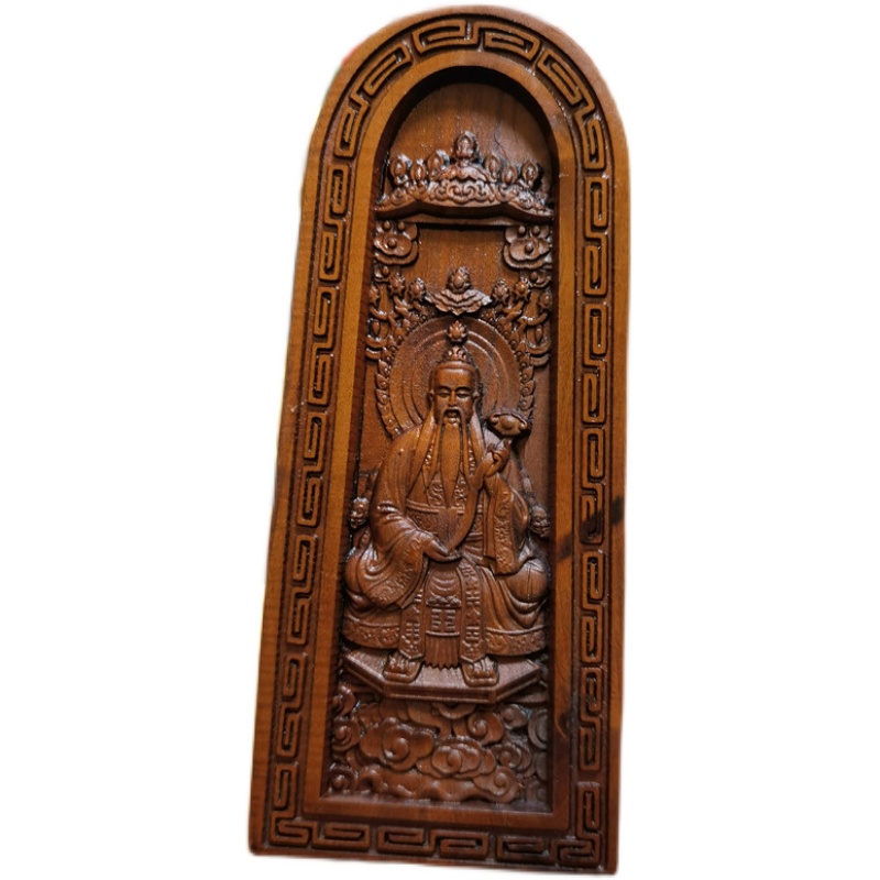 道令牌雷击枣木令牌灵宝天尊三清号令道家用品枣木浮雕令牌