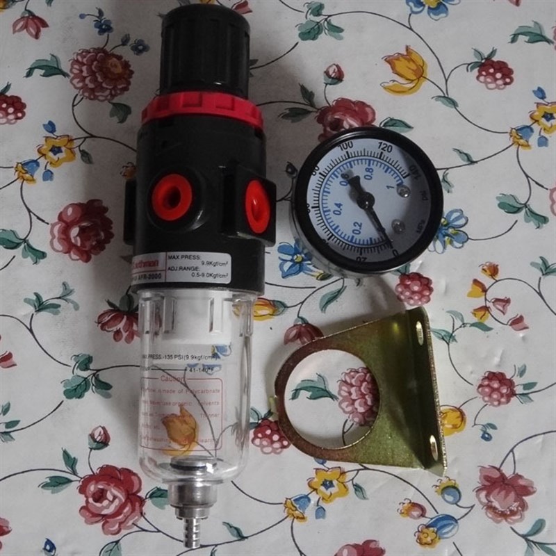 气动油水格过滤器透明油格水格单格气泵压力表调压阀气压开关